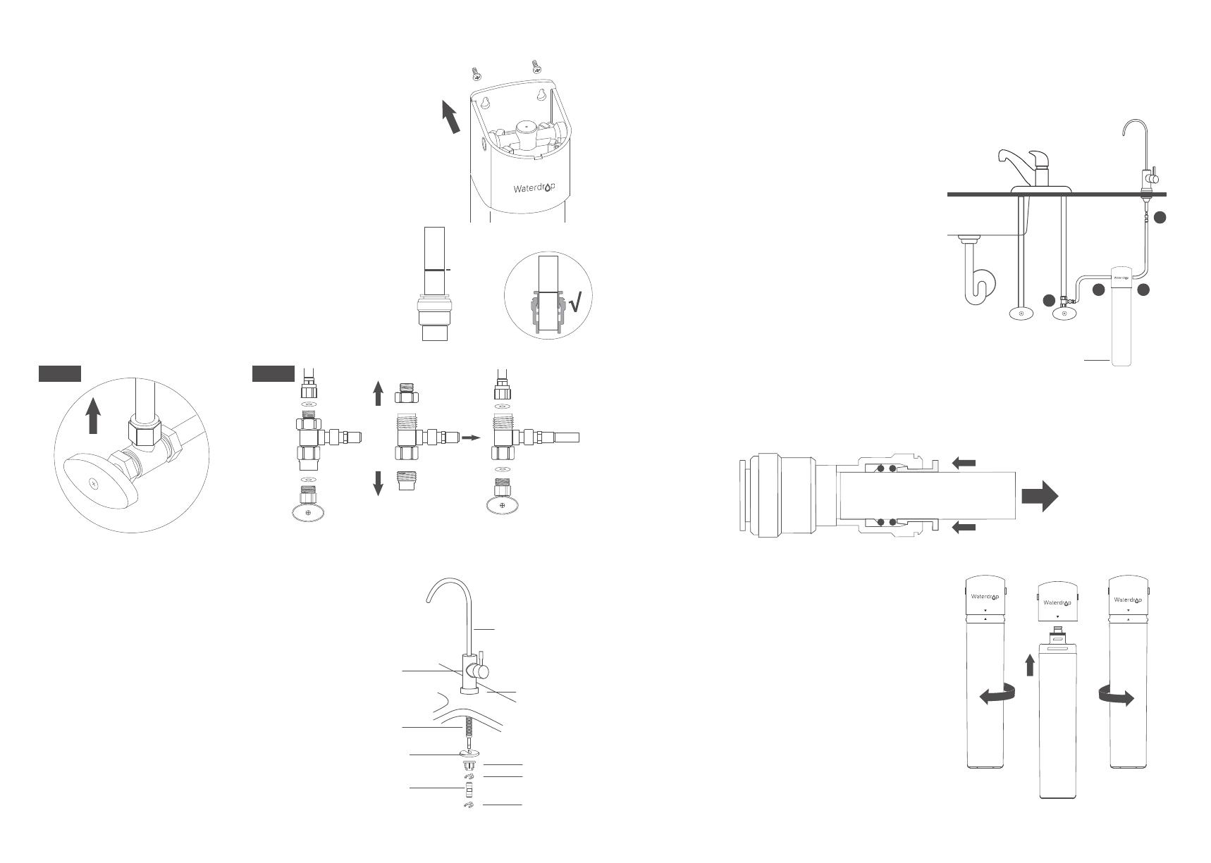 Waterdrop WateWD-UB system Instrukcja obsługi